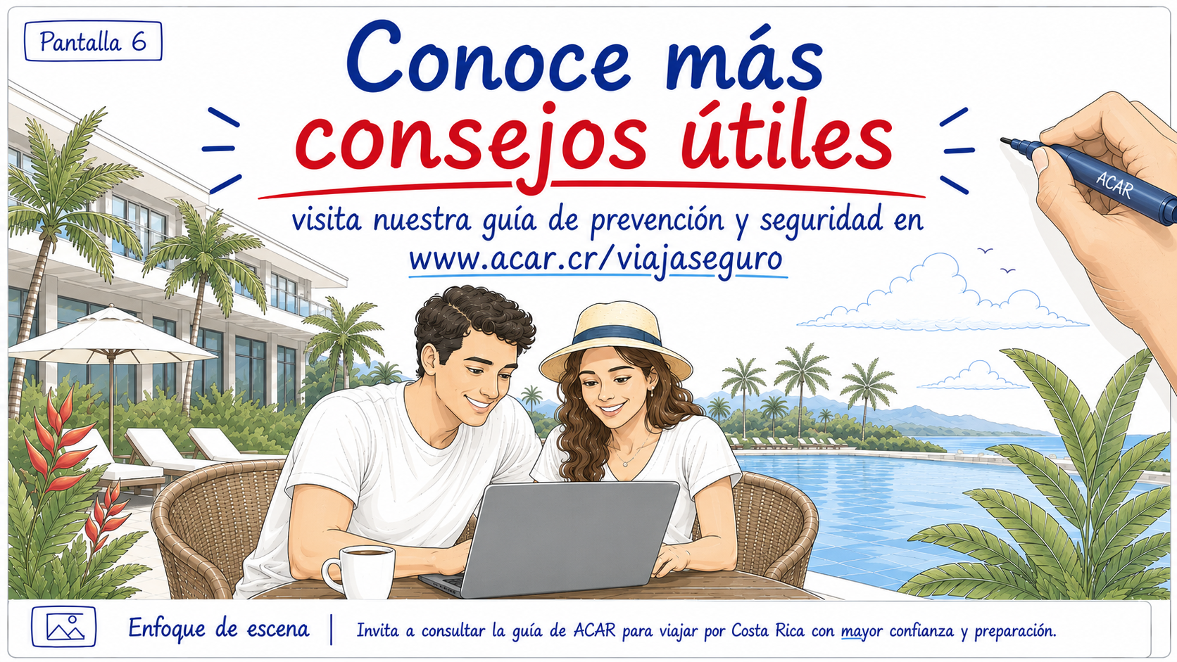 Pantalla 6 Conoce más consejos útiles